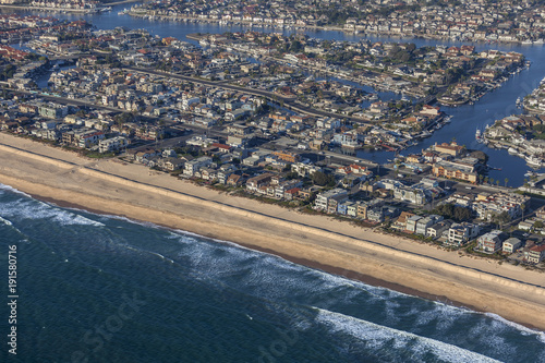 Aerial view of California o...