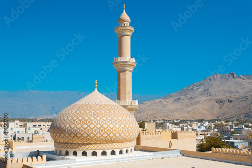Traditional Arabian Islamic Mosque in Oman 