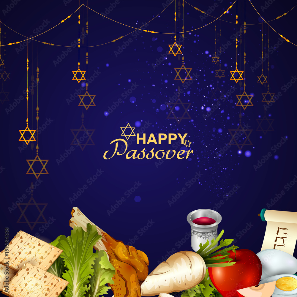 Jewish holiday of Passover Pesach Seder Stock Vector Adobe Stock