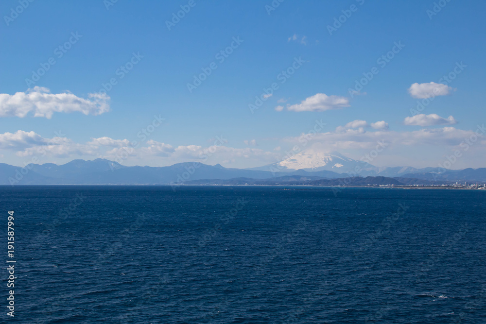 江ノ島から見た富士山 江ノ島から見た富士山