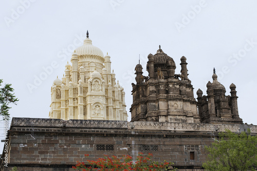 Bhuleshwar temple, Shiva temple with Islamic architecture with domes, Yavat photo