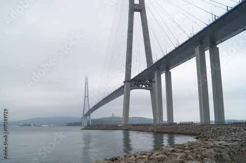The Russky Bridge Russian Bridge is a bridge across the Eastern Bosphorus. Far © Aleksei