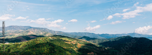 Mountain with blue sky. © Hide_Studio