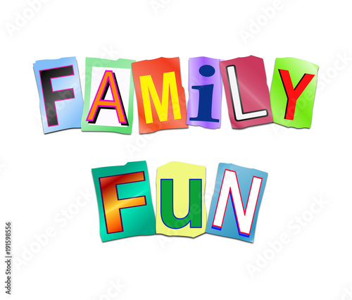 Family fun concept.
