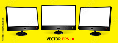 Three monitor templates