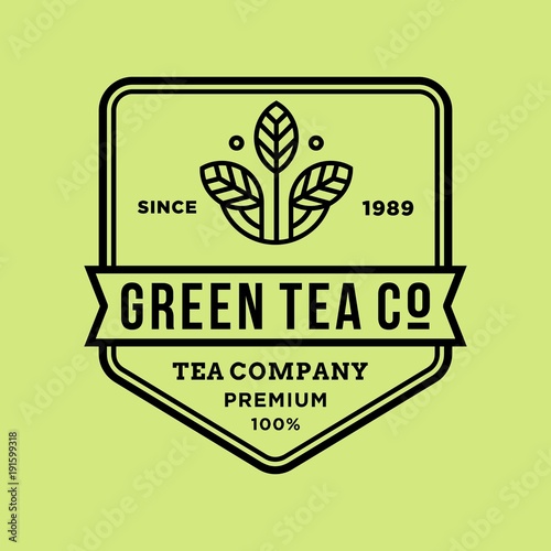 Tea-vector logo/icon illustration
