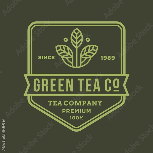 Tea-vector logo/icon illustration
