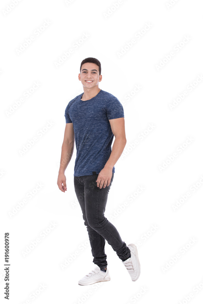 Naklejka premium A moving guy
