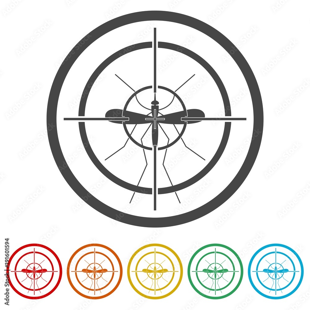 Mosquito target, 6 Colors Included Mosquito target, 6 Colors Included