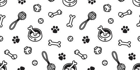 Keuken achterwand Honden patronen Speelgoed puppy doodle patroon  © CNuisin