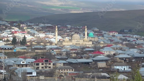 View on the Juma mosque in Shamakha. Azerbaijan 