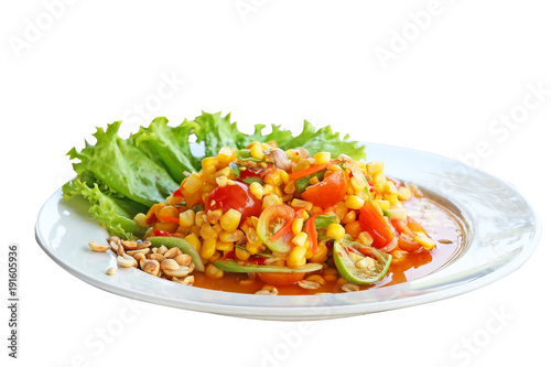 Sweet corn spicy salad