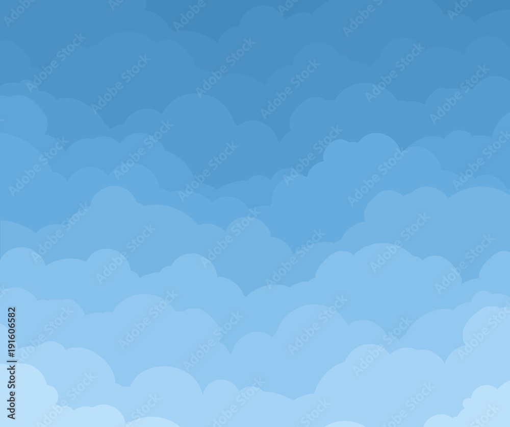 Background with clouds.