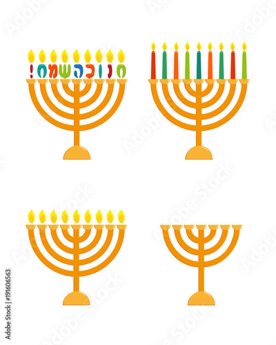 Hanukkah menorah set