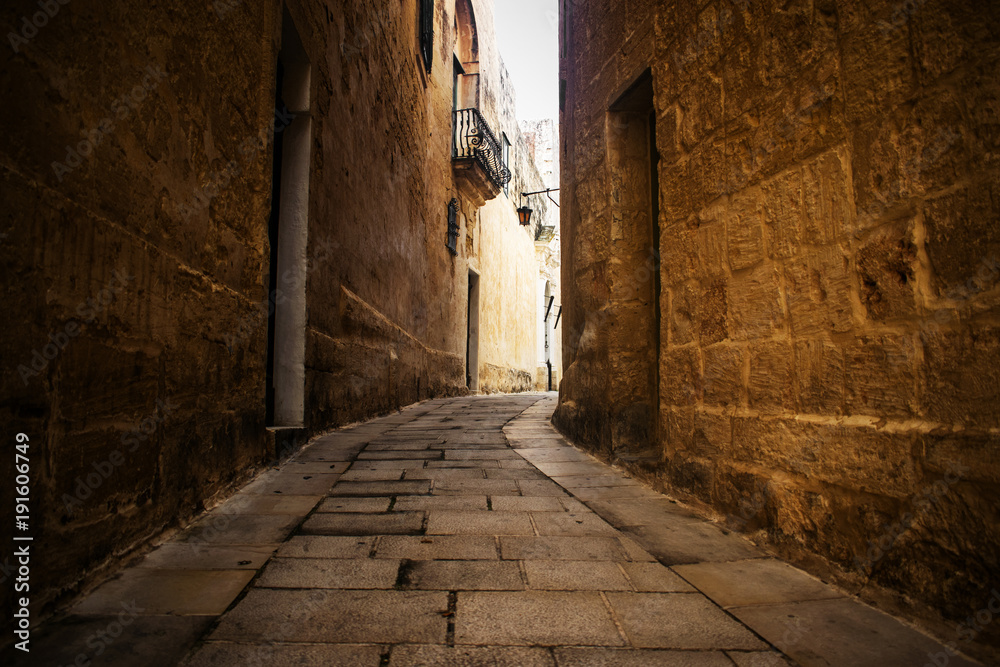 Historic Road in Malta