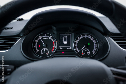 dashboard with speedometer and rpm meter © Dalibor