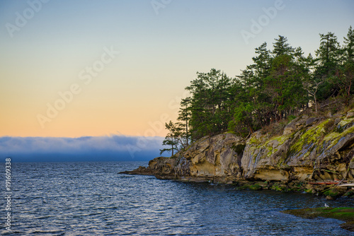 Scenic view of Jack Point and Biggs Park in Nanaimo, British Columbia.