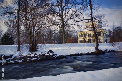 Park in winter