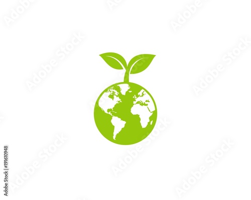 Eco world vector