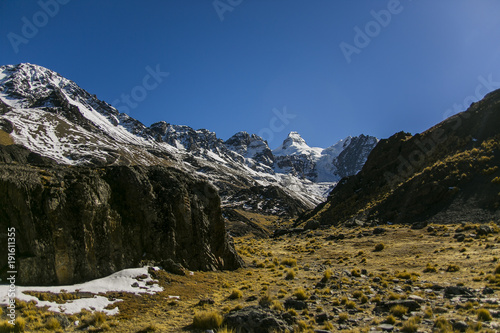 Condoriri Peak in Andes, Bolivia