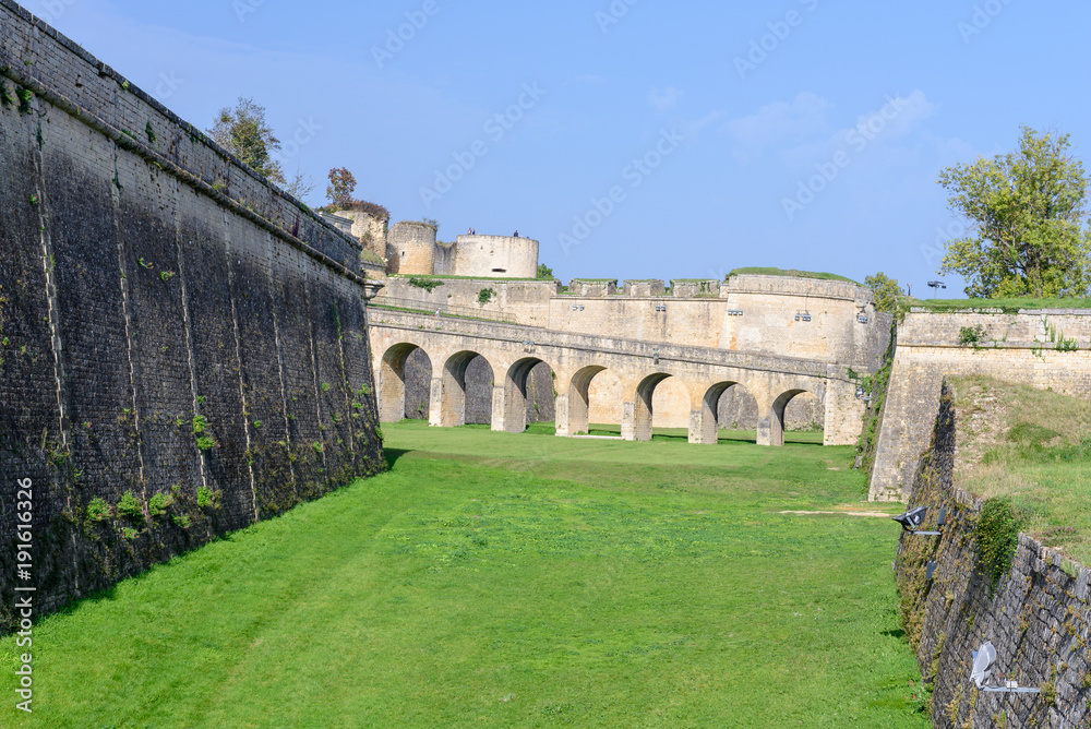 Blaye Citadel, world heritage site in Gironde, France
