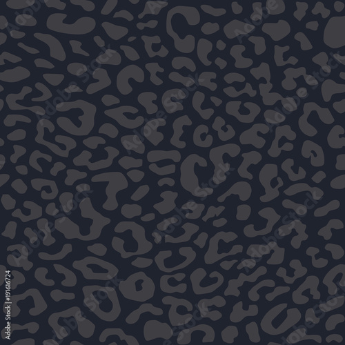 Black tiger panther texture abstract seamless vector pattern background