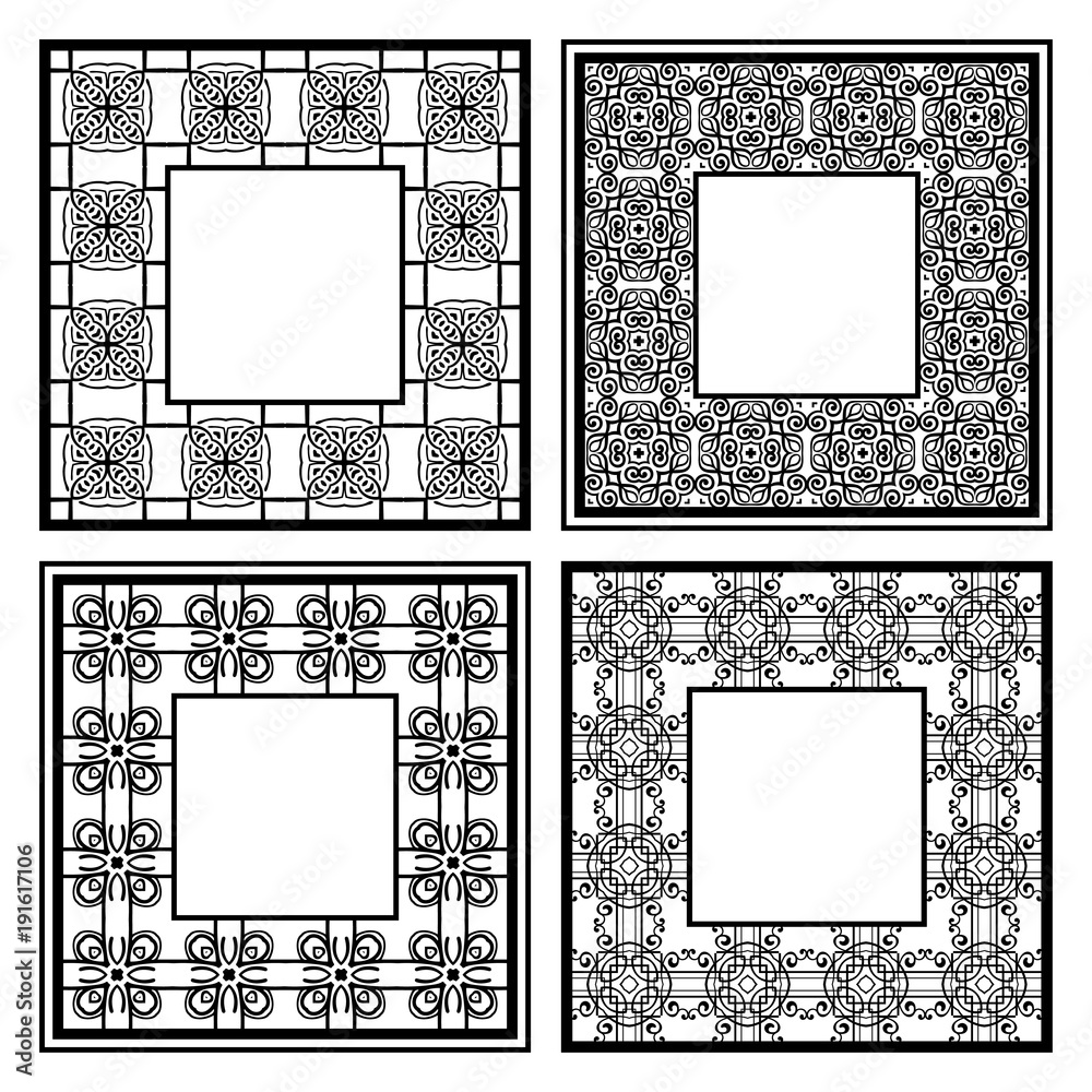 Obraz premium Vintage ornamental frames