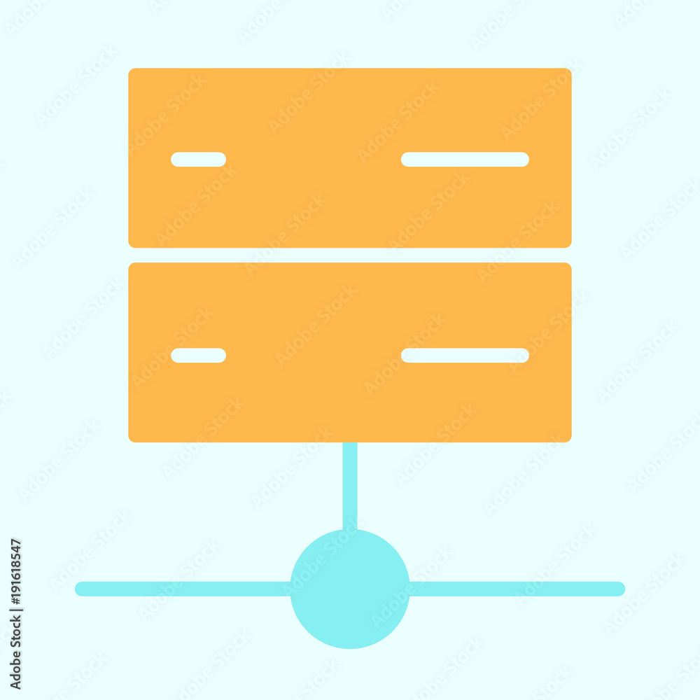 Server Icon. Vector Simple Minimal 96x96 Pictogram Server Icon. Vector Simple Minimal 96x96 Pictogram