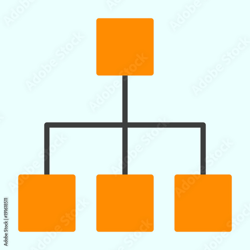 Computer Network Line Icon. Vector Simple Minimal 96x96 Pictogram
