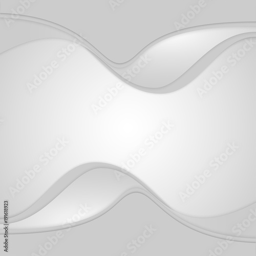 Abstract wavy gray background of paper