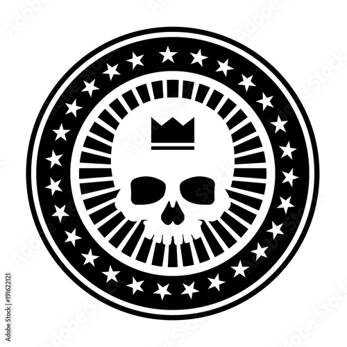 Black SKULL vector