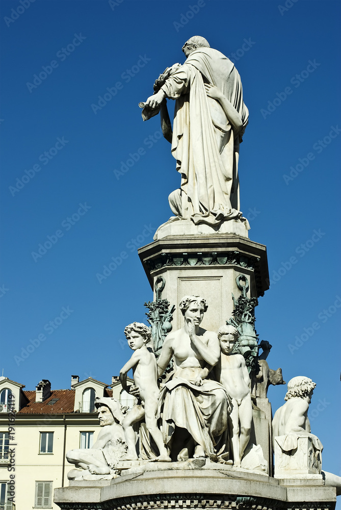Statue in Piazza Carlo Emanuele II Turin