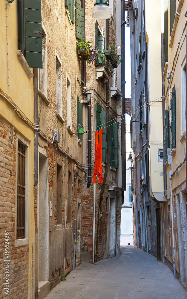 Venetian narrow alley