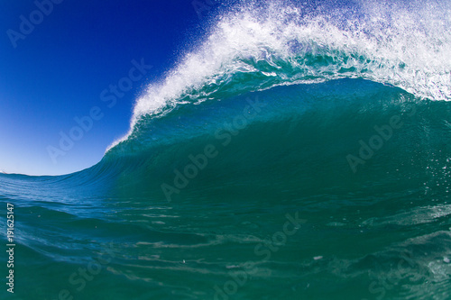 blue crashing wave, powerful, dramatic, ocean, swimming