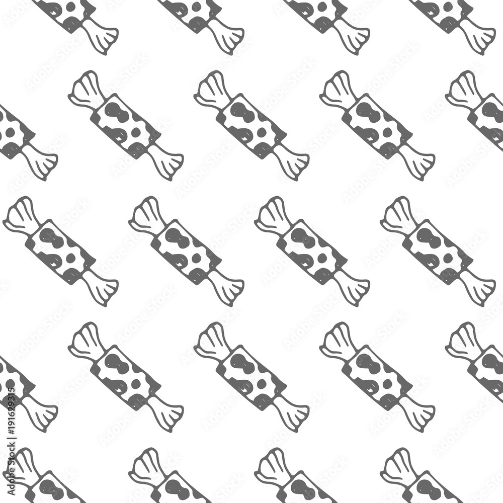 Fototapeta premium candy seamless vector pattern