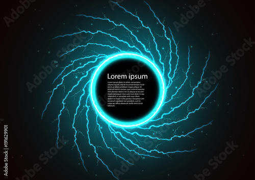 blue text vortex