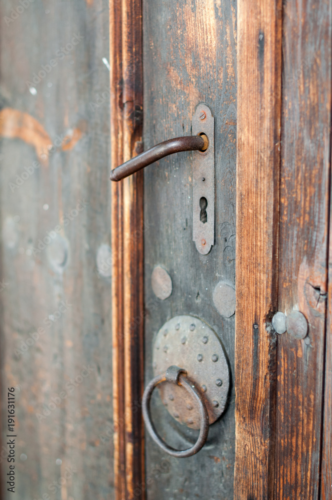 Fototapeta premium Old fashioned Rusty lock