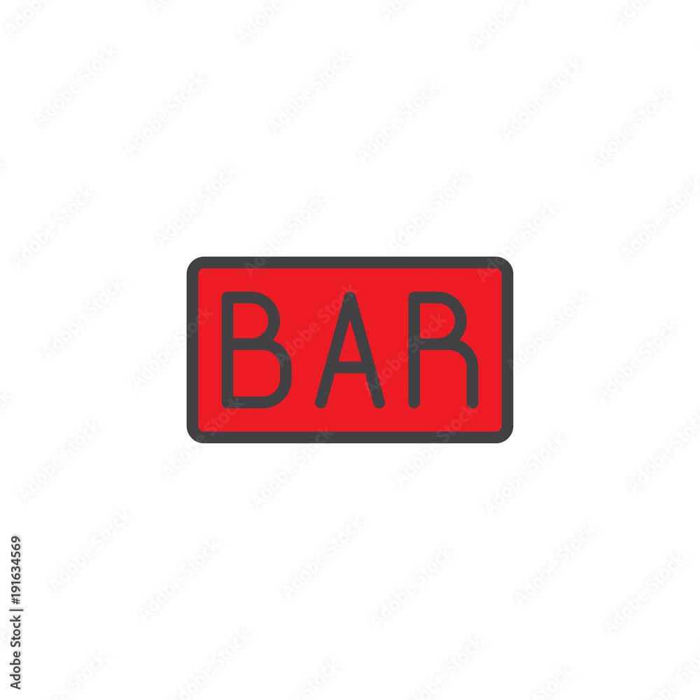 Casino slot BARfilled outline icon, line vector sign, linear colorful pictogram isolated on white. Symbol, logo illustration. Pixel perfect vector graphics Casino slot BARfilled outline icon, line vector sign, linear colorful pictogram isolated on white. Symbol, logo illustration. Pixel perfect vector graphics