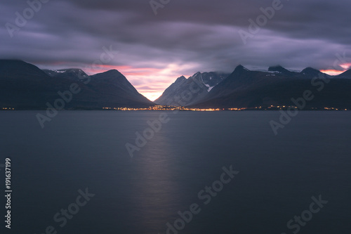Last ray of light (Skibotn, Norway) photo