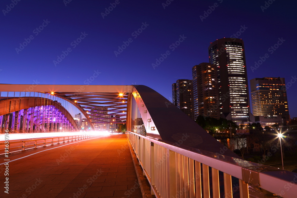 Fototapeta premium Osaka night view