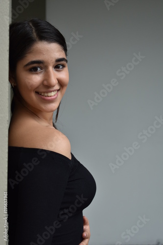 Happy Pretty Female