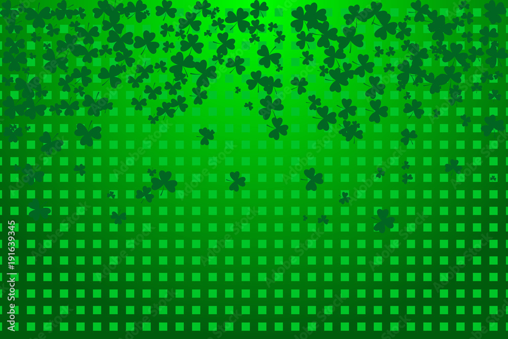 shamrock border. Vector illustration for Saint Patrick Day Greeting Card shamrock border. Vector illustration for Saint Patrick Day Greeting Card