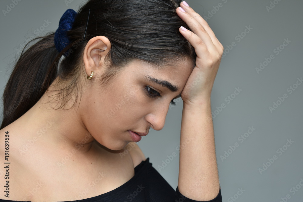 Naklejka premium Youngster And Depression