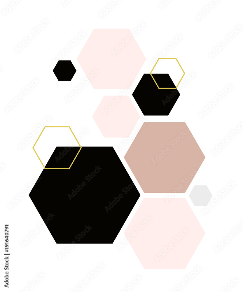 illustration of geometric shapes illustration of geometric shapes