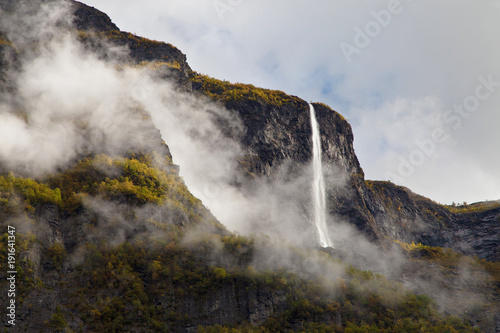Kjelfossen Waterfall photo
