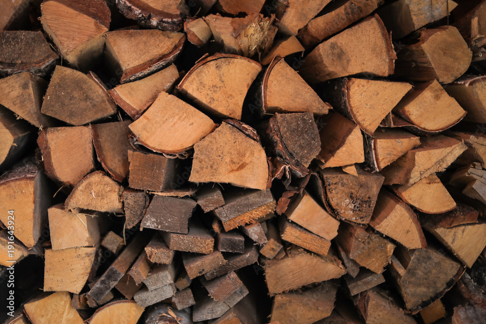 background wood Board texture cut firewood for the winter background wood Board texture cut firewood for the winter