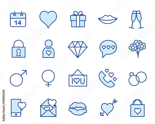 Love Vector Icon Set