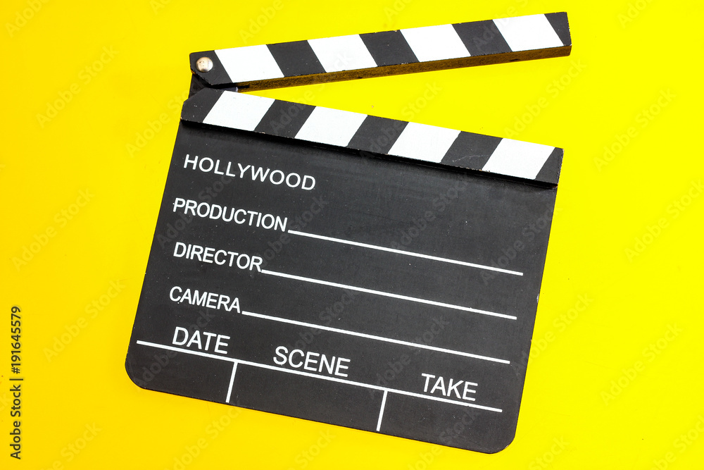 film clapper isolated
