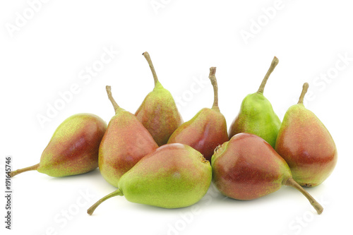 fresh "Qtee" pears on a white background