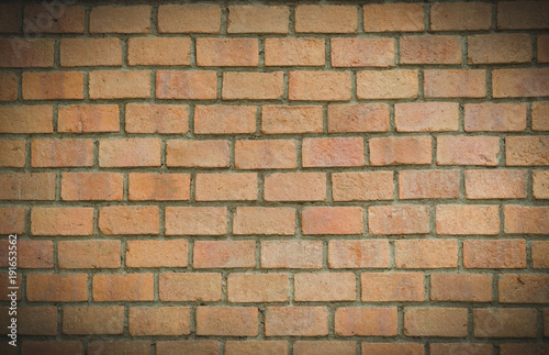Wallpaper Mural brick wall texture grunge background and Vignetted corners, might  use to interior design. Torontodigital.ca